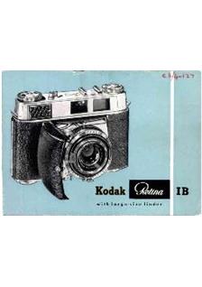 Kodak Retina 1B manual. Camera Instructions.